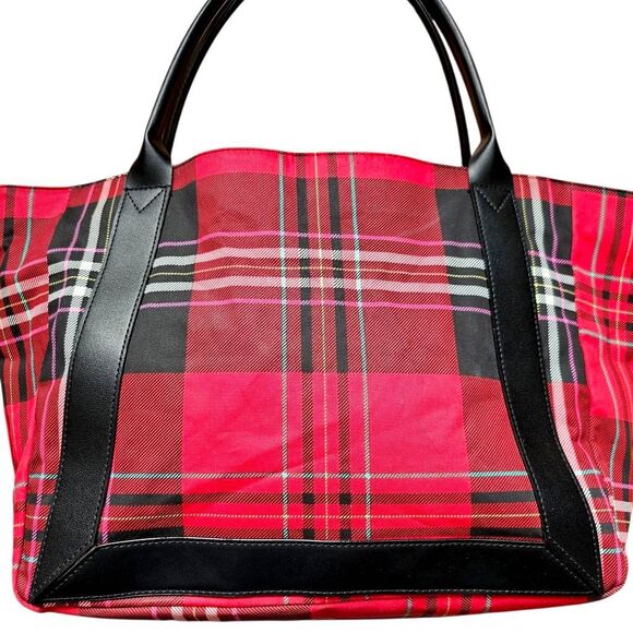 victoria's secret plaid signature tote bag - Picture 6 of 7